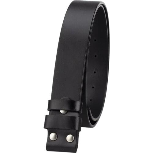 UFAY No Buckle Genuine Leather Belts for Men Retro High Quality Width 3.8CM Fashion Cowskin