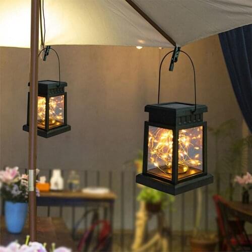 Solar Lights Led Light Outdoor Lantern Weatherproof Outdoor Energy Street Solar Light Garden Outdoor Hanging Decor Retro
