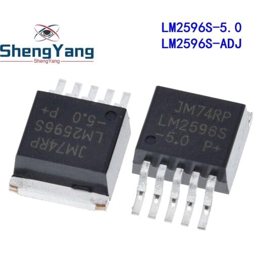 10pcs/lot LM2596S-5.0 LM2596S-ADJ LM2596S LM2596 2596 TO-263 In Stock