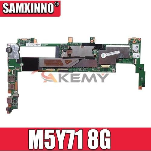 48.4EO31.011 FRU 00JT680 For lenovo ThinkPad Helix 20CG 20CG004JCD Laptop Motherboard 11.6 inch SR23Q M5Y71 8G Intel GMA HD 5300