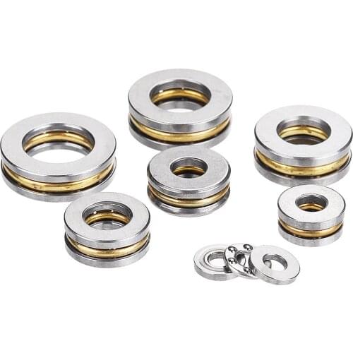 5pcs Flat Thrust Ball Bearing ID. 2.5/3/4/6/7/8mm Mini Miniature Bearings F25-6/ F3-8/ F4-10/ F6-12 /F7-13 /F8-14 New