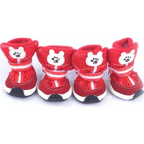 Free shipping puppy boots summer shoes for small dogs breathable shoes puppy pet dog sports shoes XS-XL size supply