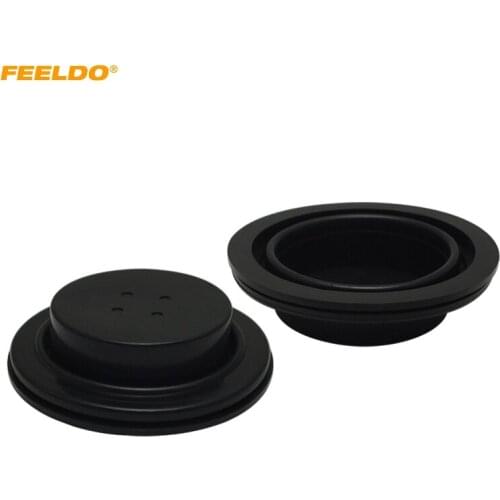 FEELDO 6Pcs Waterproof Car HID LED Headlight Kit Dustproof Cover Rubber 45mm-80mm Sealing Headlamp Cap #5590