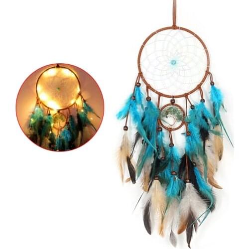 Indian Retro Life Tree Dream Net Hanging Decoration Air Decoration Home Decoration Gifts Pendant 16cm Large Dream Catch