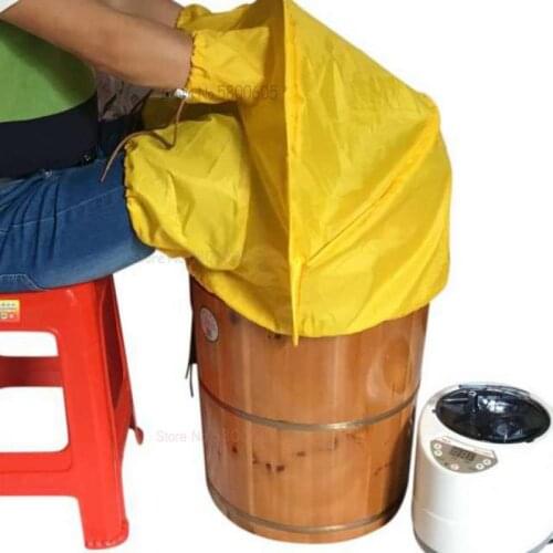 Foot bath barrel cover cloth insulation cover sealed fumigation steam cloth cover wooden barrel foot washing foot bath barrel ba