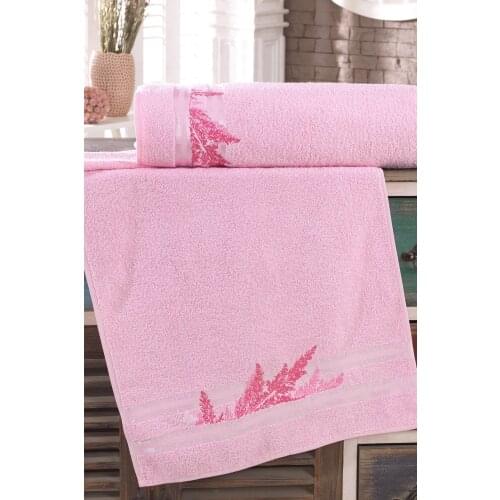 2pcs Turkish Towel Set Bath Towel | Hand Towel Set | Hotel&Spa Quality, Embroidered quick Dry Highly Absorbent Turkish Towels