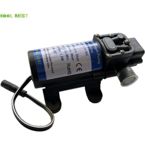 S396 Thread 1/2'' port 12V 60W miniature electric diaphragm pump DC self-priming back-flow mist spray garden outdoor water pump