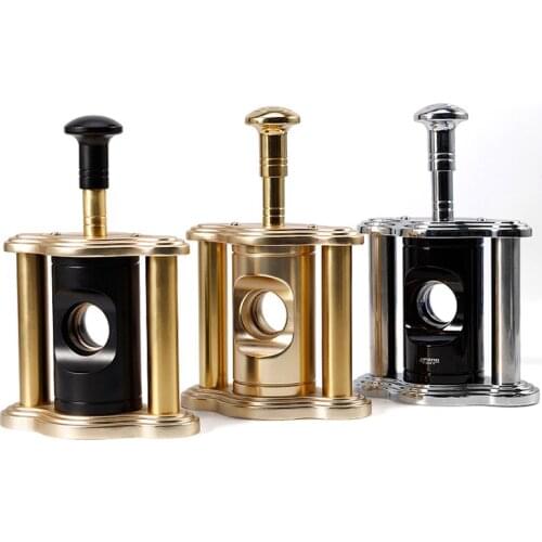 JIFENG Supplies Super Sharp Guillotine Cigar Cutter Stainless Steel Cigar Scissors Table Tobacco Cutting Cigars Fit COHIBA