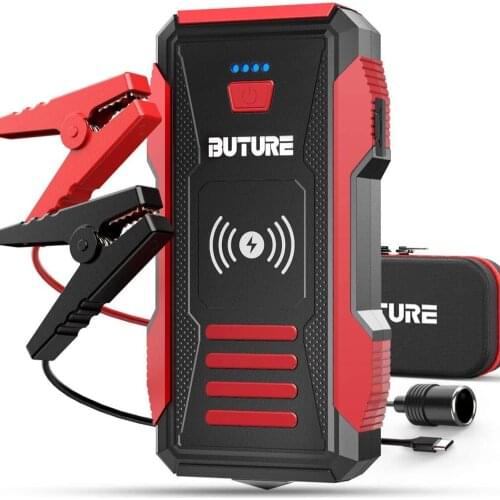 Car Battery Jump Starter Portable Powerbank 2500A 23800mAh Car Booster UP All Gas or 8.0L Diesel) battery starting device