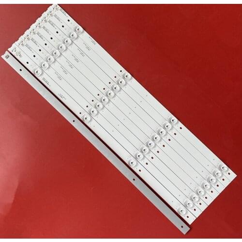 9pcs x LED for TCL 4C-LB5504-HR17J /18J L55P3CUS LVU550ND1L 55BC7600 55HR330M04B5 55BX7600 55U6780C 6780C 55A950C 55P3F N3 P3