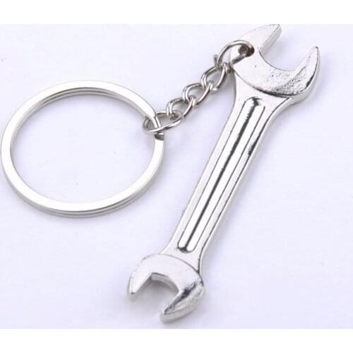 1Pcs Creative Tool Wrench Spanner Key Chain Key Ring Keyring Metal Keychain Adjustable