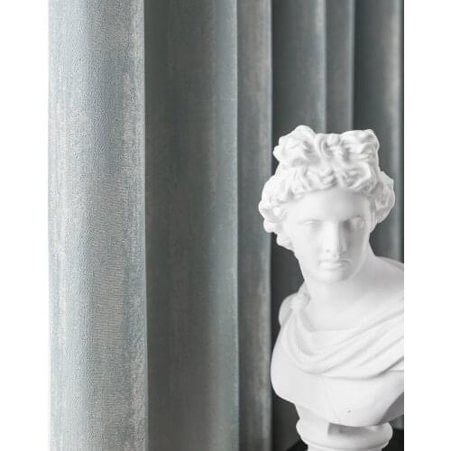 2021 new simple and modern American garden curtains for bedroom living room balcony blackout curtains customization