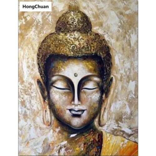 5D DIY square/round diamond painting "Religious Retro Buddha" diamond mosaic cross stitch Home decoration Christmas gifts