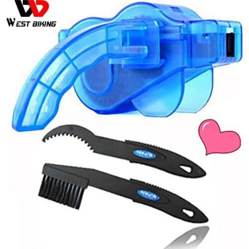 WEST BIKING MTB Mountain Bike Chain Cleaner Tool Kits Cycling Repair Machine Brushes Wash Tool Set Bicycle Chain Cleaner 2021