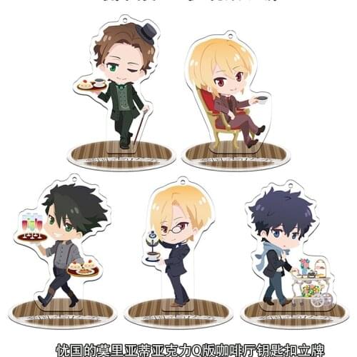 Anime MORIARTY THE PATRIOT William James Moriarty Acrylic Stand Figure Model Plate Display Tabletop Decorate Cosplay Cute Gifts