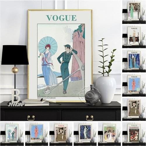 Anonymous Worth Lucien Vogel Poster, La Rose De L'Infante Wall Painting, Color Woman Art Prints, Vintage Fashion Character Mural
