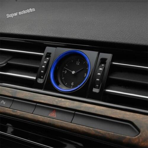 Lapetus Dashboard Center Clock Ring & Side Air Conditioning AC Outlet Vent Cover Trim Fit For Volkswagen Passat B8 2016 - 2019