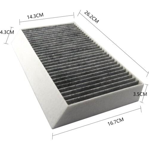 Car Cabin Filter For Renault Fenglang 2.0L Megane RSIII 2008 2009 2010 2011 2012 2013 2014 2015 2016 2017 2018- 2.0T 27277-3488R