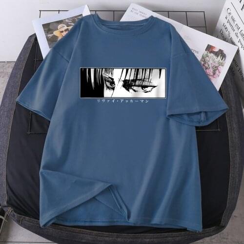 T-shirts Woman Attack On Titan Fashion Summer Tees Casual K-pop Tops Oversize Short Sleeve Black Tshirts O-neck Lady Clothing