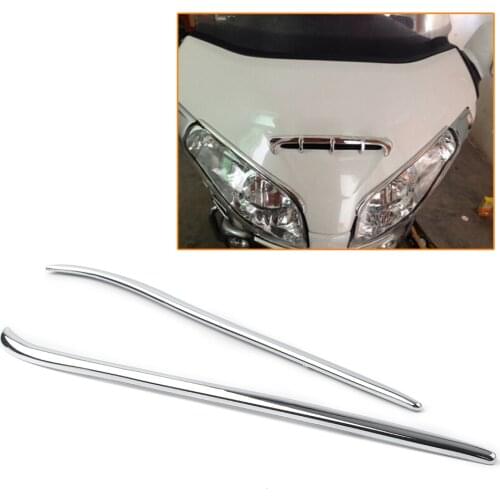 Goldwing Motorbike Decoration Parts Fairing Eyebrows Trim For Honda GL1800 2001 2002 2003 2004 2005 2006 2007 2008-2011 Chrome