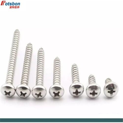 M3/M3.5/M4 Cross Recessed Pan Head Self-tapping Screw Parafuso Vis Spike Phillips Plaine Screws Viti Tornillos Schroeven DIN7981
