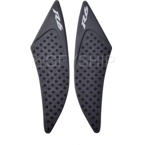 R6 Motorcycle For Yamaha R6 2017 2018 2019 YZF R 6 Motorcycle Fuel Tank Pad Anti Slip Protector Stickers Knee Grip Side Decals