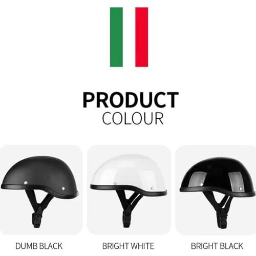 Helmet Motorcycle Small Helmet Retro Style Portable Open Half-face Helmet Cute Moped Protective Helmet