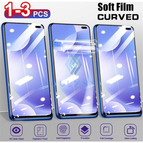 1-3Pcs Full Cover Soft Hydrogel Film For Xiaomi Redmi Note 9 S 8 7 6 Pro 8T 7A 8A Soft Screen Protector For Redmi K20 K30 Pro