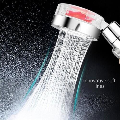New High-Pressure Spray Shower 360-Degree Rotating Shower Shower Nozzle Fan Bathtub Handheld Pressure Massage Shower