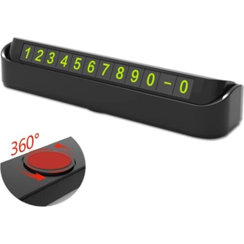 2019 New Car Temporary Parking Card Phone Number Card Plate Auto Accessories for Honda CRV Accord HR-V Vezel Fit City Civic