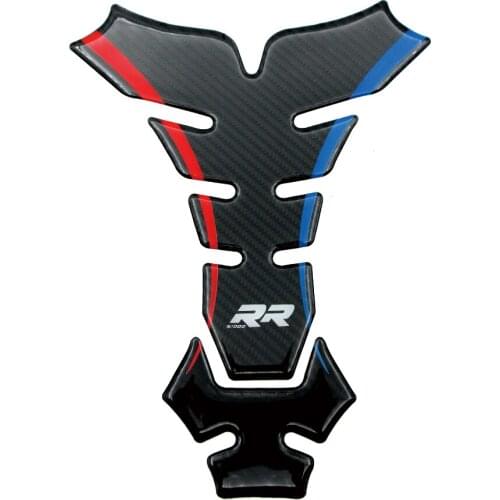 New Motorcycle 3D Carbon Fiber Stickers For BMW S1000RR S1000R S1000 RR HP4 Tank Pad Decorative Fuel Tank Cover Protector Decals