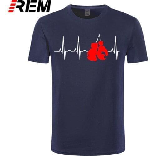Clothing Boxing Shirt for Men Boxer Heartbeat Gift T Shirt