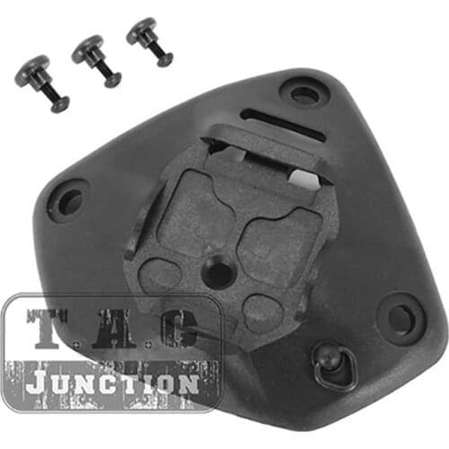 Tactical Norotos Style Tactical 1/3 Hole Universal Shroud Black Mounting Platform For NVG Mounts MICH ACH Helmet