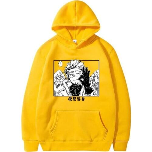 High Quality Cosplay Harajuku Anime My Hero Academia Hoodies Japanese Anime Hawks Printed Women Mens Hoodie Casual Sweatshirts