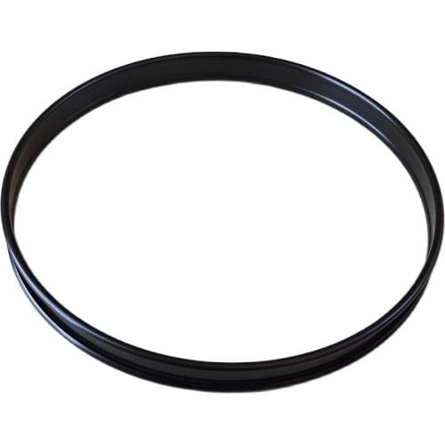 Stock Bass Drum Hoop 24 Inch Black Drum Rim Iron Drum Rim Drum Ring Drum Accessories 1 Piece
