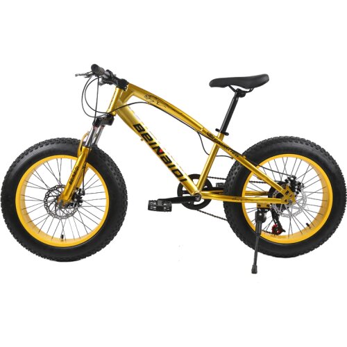 20 inch fat bike 4.0 fat tire bicycle children beach snow bike 7/21/24/27 speed mountain bicycle for kid dual disc brake bike