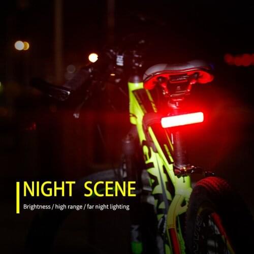 Bike Taillight Waterproof Riding Rear Safety Warning Light Led Usb Chargeable MTB Bike Cycling Light Tail-lamp Bicycle Light