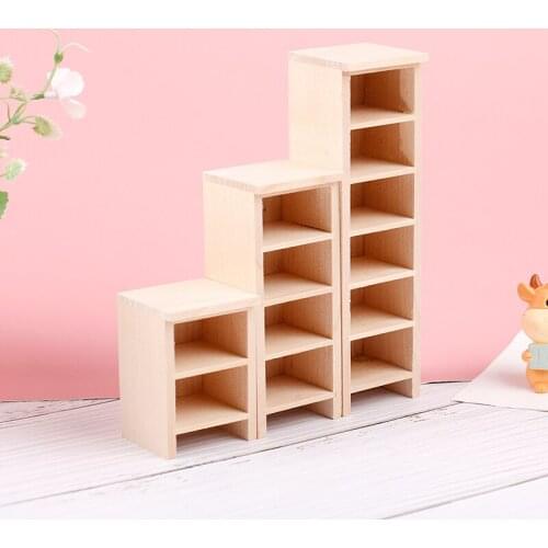 1 Pc 1:12 Dollhouse Miniature Vertical Locker Storage Cabinet Furniture Decor Toys DIY Toys