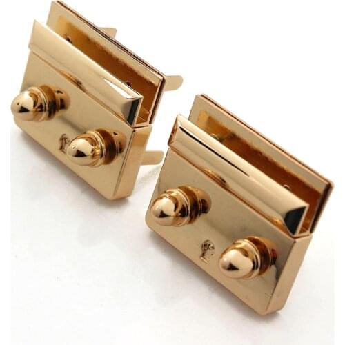 1pcs Metal Push Lock Fashion Cute Switch Lock For DIY Handbag Bag Purse Luggage Hardware Closure Bag Parts Accessories