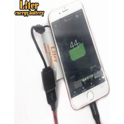 18650 USB New products !! High Power 18650 battery 3400mah 3.7v usb diy power bank li-ion usb 18650 battery 3400mAh