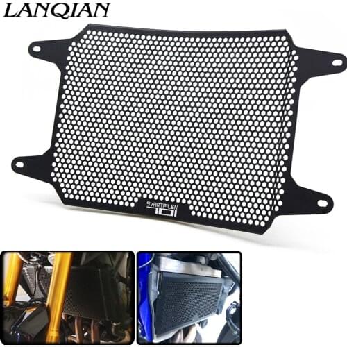 2019 Black Motorcycle Accessories Radiator Grille Guard Coverr For Husqvarna Svartpilen 701 Radiator Guard 2019-2020