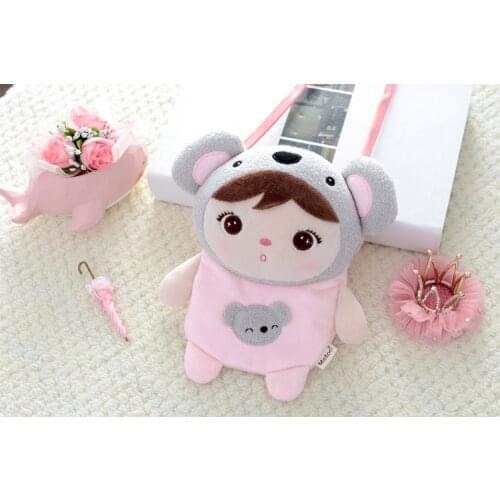 3pcs 20cm Koala Cross Bag Coin Purse Metoo Doll Stuffed Toys Plush Animals Kids Toys Girls Children Boys Baby Plush Soft Toys