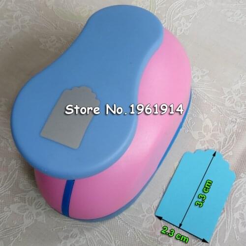 Free Ship 1.5 inch Polygon EVA hole punch paper puncher for greeting card handmade DIY scrapbook Geometry craft punch machine