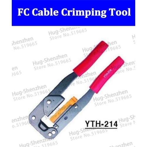 Free shipping FC Cable Crimping Tool Pliers Cutting Nipper For FC Flat Cable Terminal YTH-214