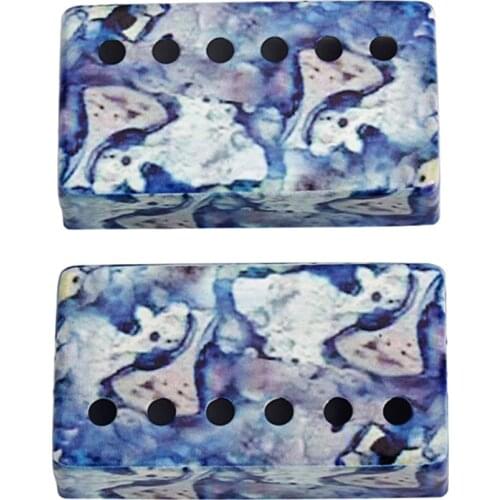 Humbucker Pickup Covers for Electric Guitar Parts Accessories Neck Bridge Metal Humbucker Cover 50mm 52mm