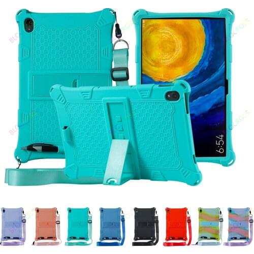 Case for Lenovo Tab P11 2020 Kids Non-toxic Soft Silicone Adjustable Stand Cover for Lenovo Tab P11 TB-J606F/X Tablet Slim case