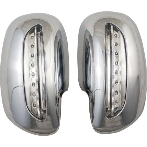 A Pair 2003-2008 Prius 20 Rear Mirror Cover With Lamp Decoration