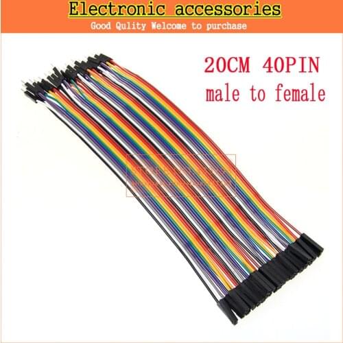 Dupont line 40pcs 20cm male to female jumper wire Dupont cable for arduino