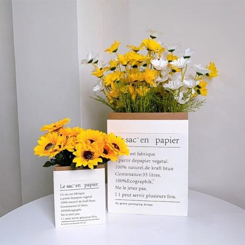 Double Layer Paper Thickening Kraft Photo Studio Props Paper Bags Simulation Leaf Fake Foliage for Photography Background Items