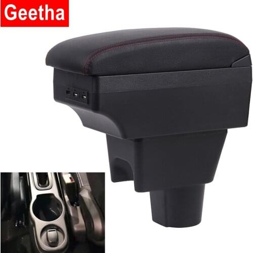 For Nissan Terrano Dual layer Central Store Content Box Car Styling Decoration Accessories Large Space USB Charging Ashtray